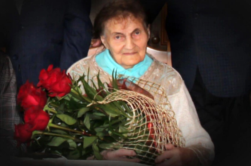 Ciesielska on her 107th birthday in 2019 (Source: GRG)
