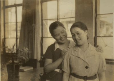 In her younger years (Courtesy of NHK)