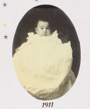 As a newborn in 1911. (Source: The 110 Club)