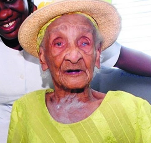 At the age of 108. (Source: Facebook/BeautifulBarbados)