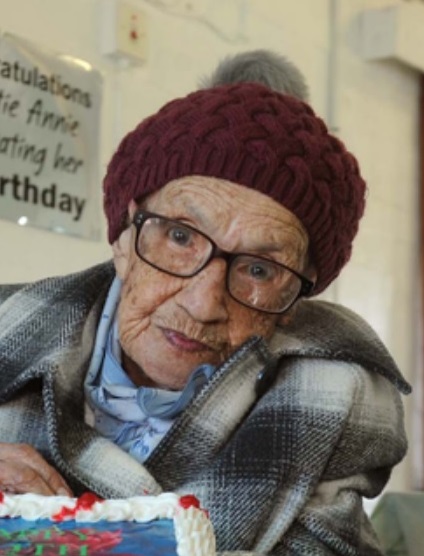 On her 111th birthday in 2018. (Source: The Daily Voice / Photo credit: Tracey Adams/African News Agency)