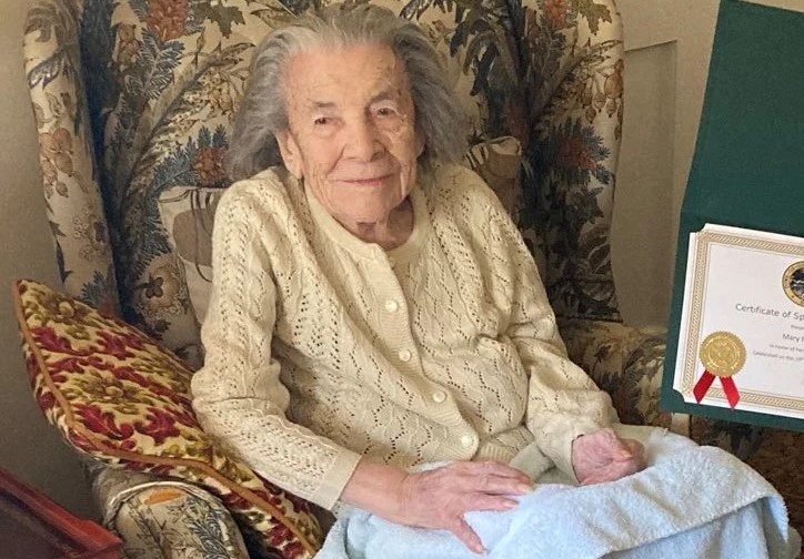 Provost-Slocum on her 110th birthday