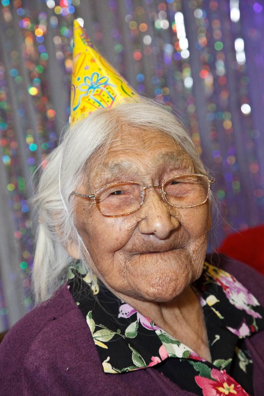 On her 106th birthday. (Source: Paul Lantz)