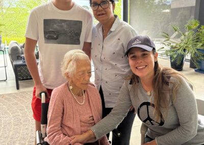 On her 113th birthday.