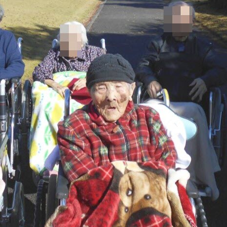 In November 2021, aged 108. (Source: kushigatasou.com)
