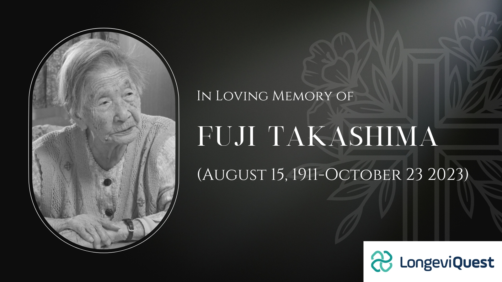 Fuji Takashima Dies at 112
