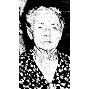 In 1950, at the age of 102. (Source: The Courier News)