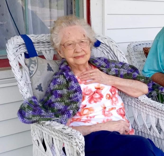 On her 110th birthday. (Source: Facebook/Kumi Tucker WNYT)