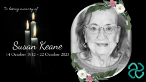 Susan Keane passed away at 111