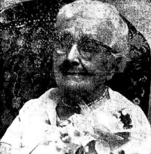 Shortly before her 100th birthday in 1966. (Source: Plain Dealer)