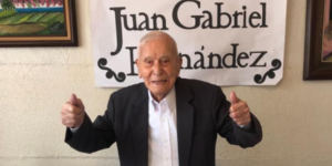 On his 109th birthday in 2022. (Source: The 110 Club)