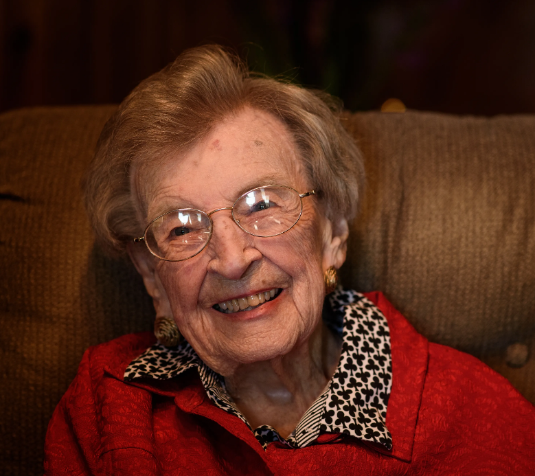 On her 109th birthday. (Source: The Fayetteville Observer)