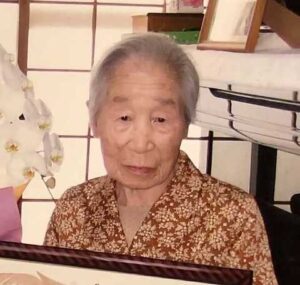 In October 2012, her 100th birthday. (Source: Courtesy of the family)