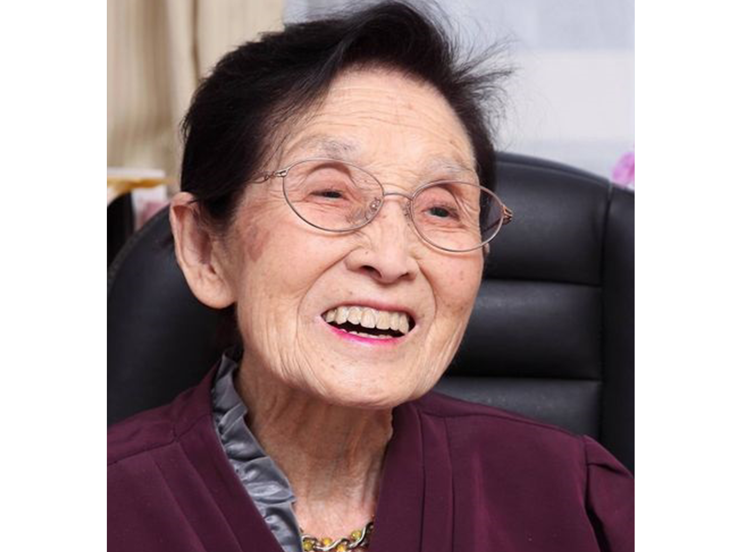 In June 2015, aged 102. (Source: Chichi Publishing)