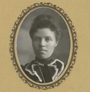 As a young woman. (Source: Gerontology Wiki)