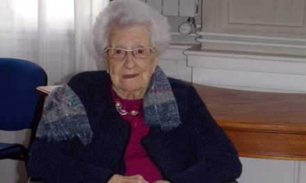 On her 110th birthday. (Source: Actu.fr)