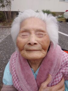 In March 2023, aged 109. (Source: Courtesy of the hospital)