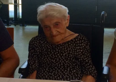 On her 112th birthday. (Source: France Bleu)