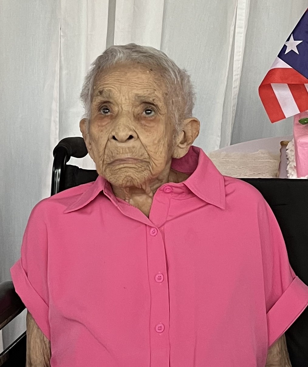 On her 108th birthday in 2023. (Source: Facebook/Conociendo a Puerto Rico)