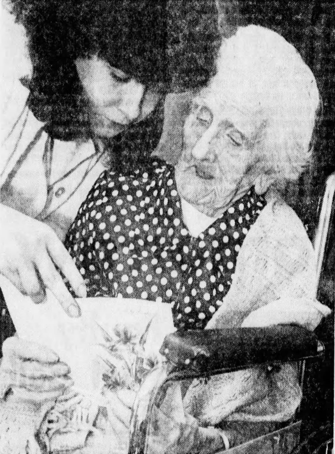 On her 109th birthday in 1981. (Source: The Pittsburgh Press)