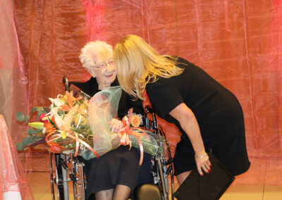 On her 110th birthday. (Source: Vivre en Residénce)