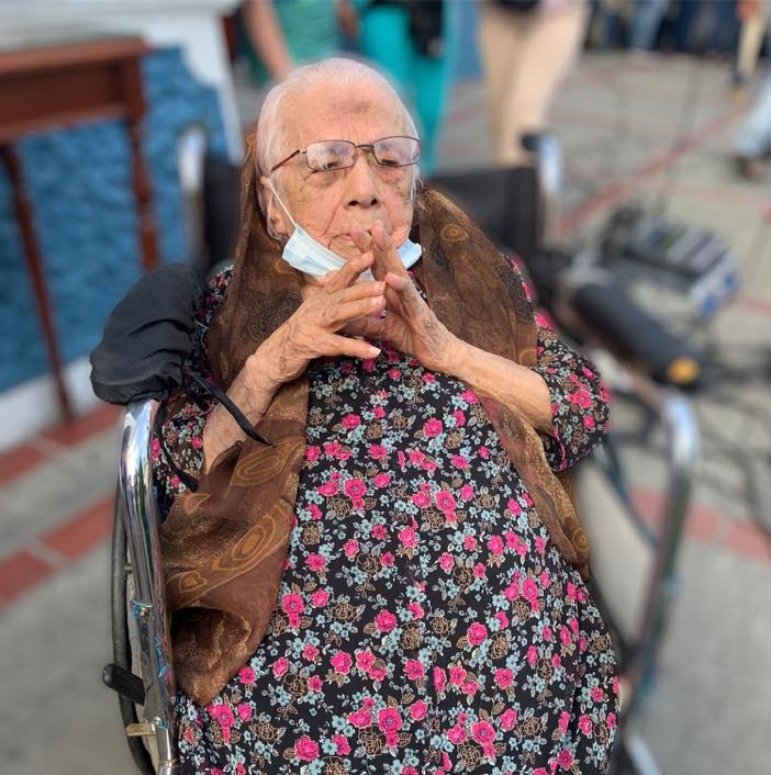 At the age of 106. (Source: Entérate Pradera - Martv Prod)