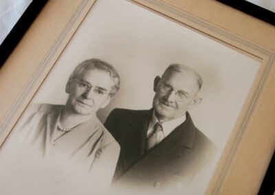 With her husband. (Source: The San Diego Union Tribune)