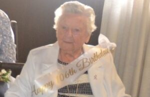On her 106th birthday in 2019. (Source: The Sun Newspapers)