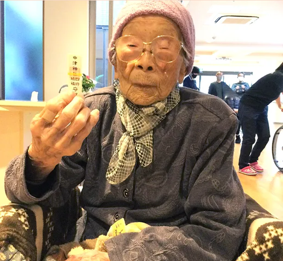 At the age of 111. (Source: Courtesy of the nursing home)