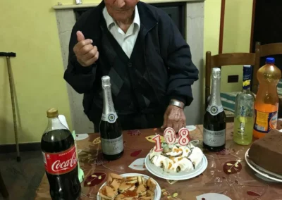 On his 108th birthday. (Source: Ragusa News / Gerontology Wiki)