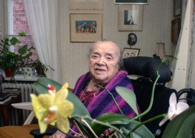At the age of 109. (Source: Avesta Tidning)