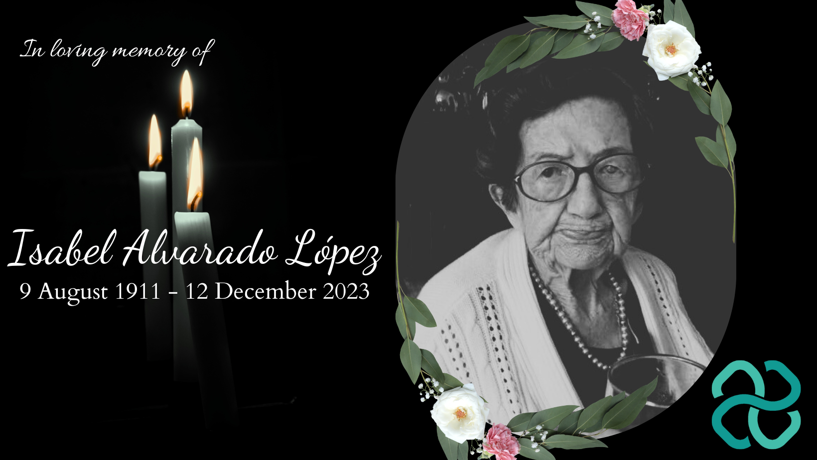 Isabel Alvarado López at 112