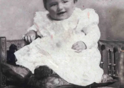 As a baby. (Source: Chicago Sun Times)