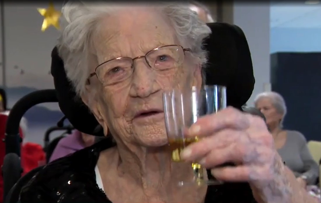 Maria Lacasse of Montreal, Canada, Turned 110