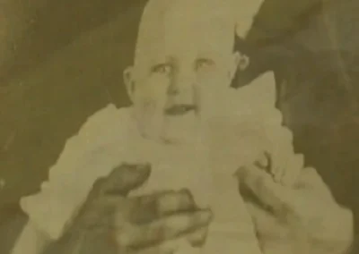As a baby. (Source: The 110 Club)