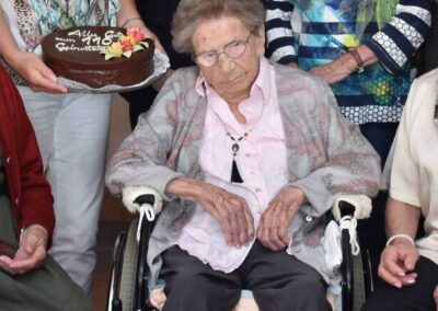 On her 110th birthday. (Source: noen.at)