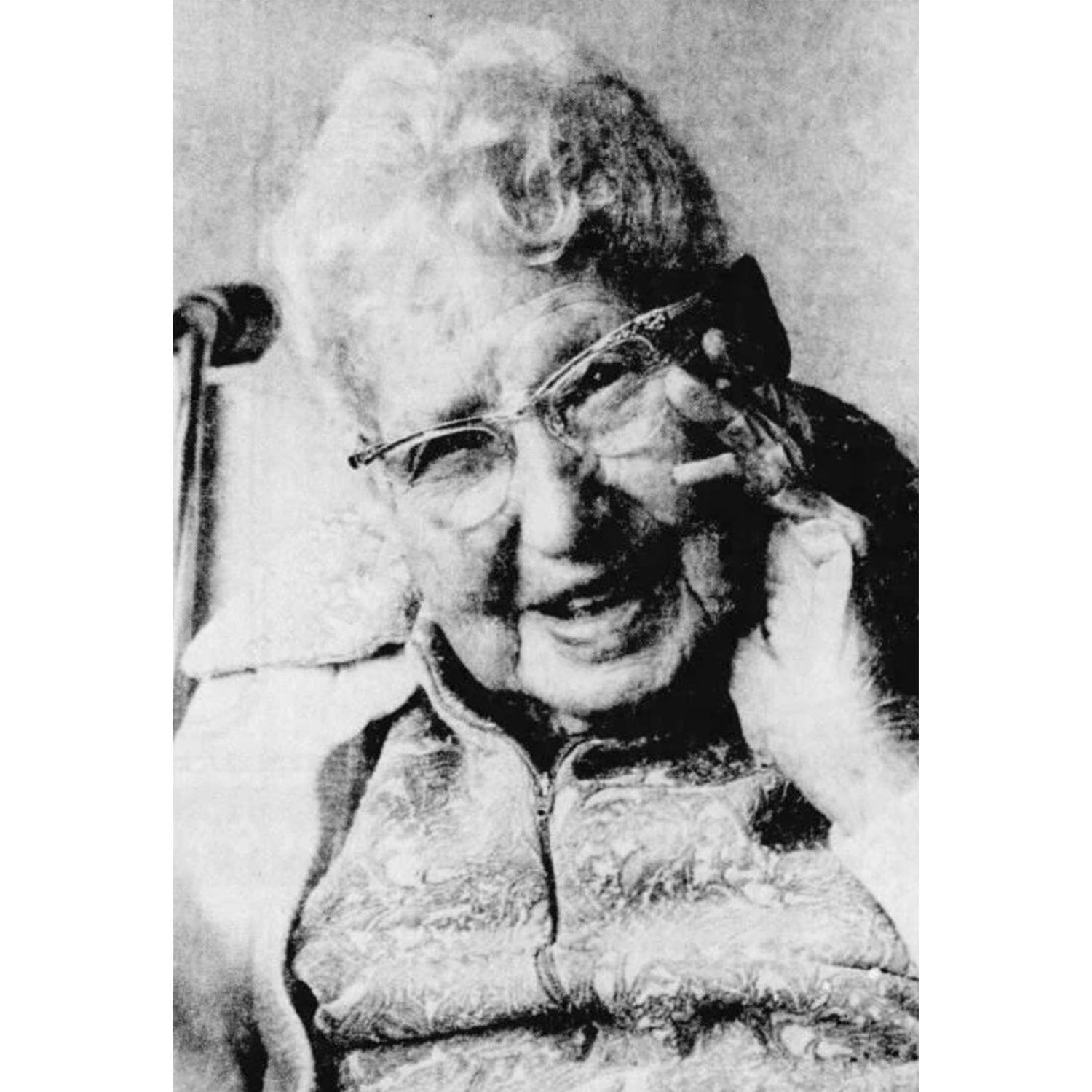 On her 104th birthday. (Source: Waterloo Region Record)