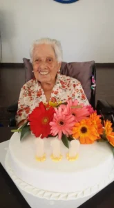 On her 111th birthday.