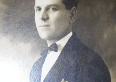In 1929, on his wedding day. (Source: Guinness World Records)