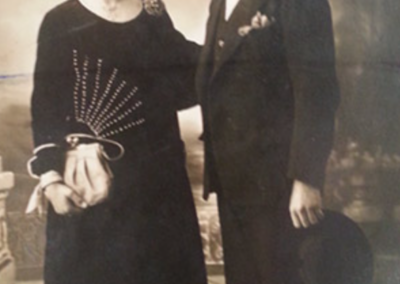 In 1929, on his wedding day. (Source: Guinness World Records)