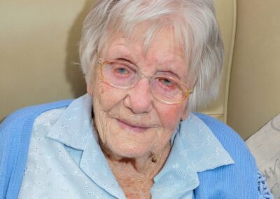 On her 110th birthday. (Source: The Mirror)