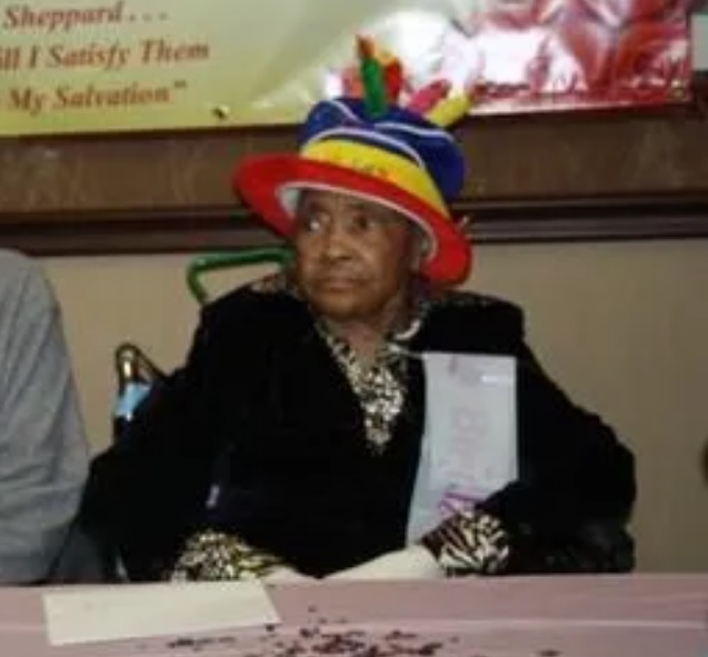On her 110th birthday in 2015. (Photo credit: Constance York/The News Herald)