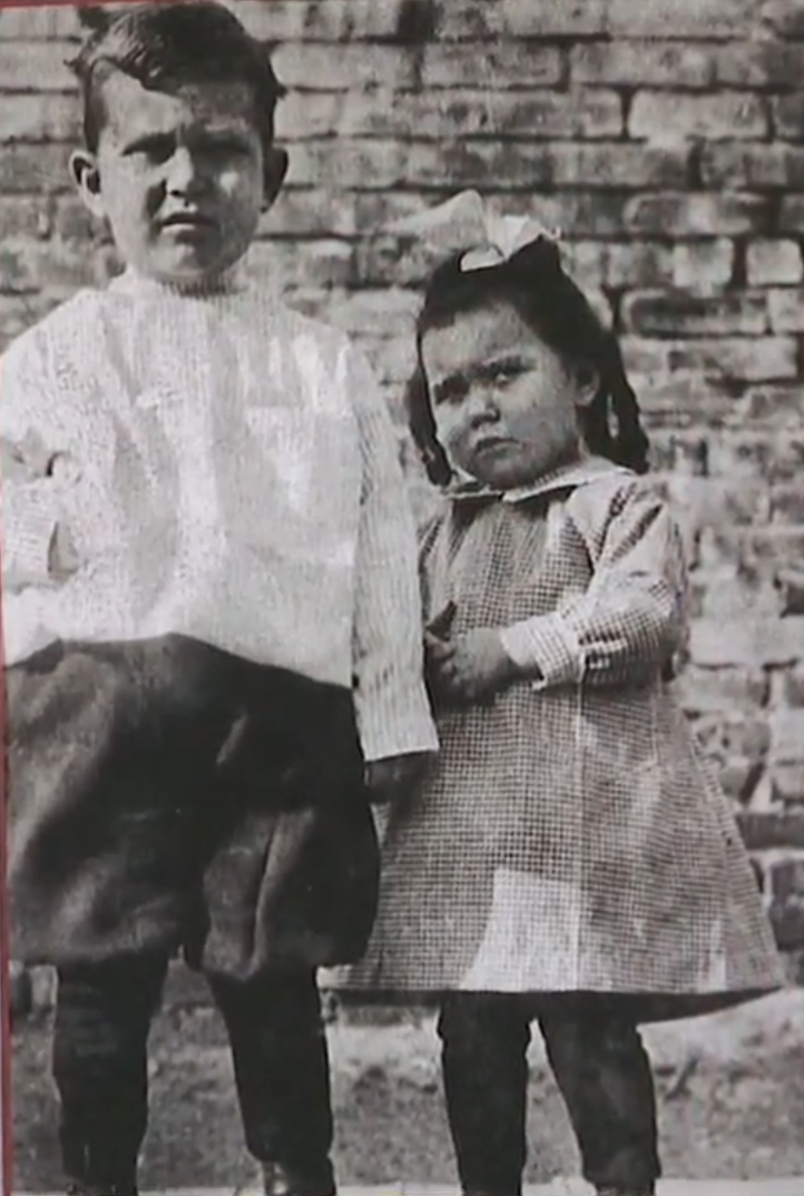 As a child, with her older brother. (Source: Fox 2 Detroit)