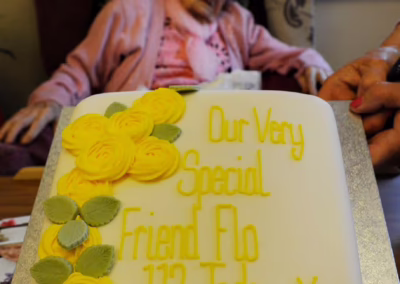 On her 112th birthday. (Source: Birmingham Live)