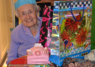 On her 108th birthday. (Source: Oldest in Britain)
