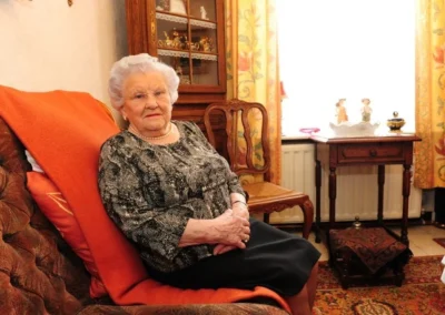 At the age of 103. (Source: Gazet van Antwerpen)