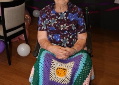 On her 109th birthday. (Source: The Courier Mail)