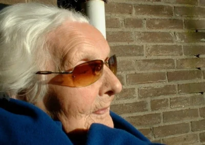 On her 110th birthday. (Source: nos.nl)