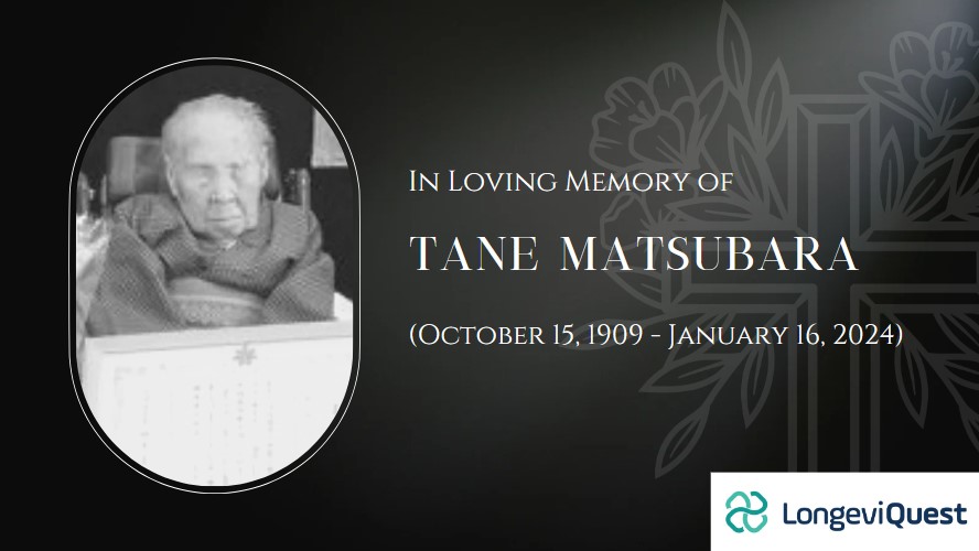 Tane Matsubara, Hokkaido Prefecture’s Oldest Person, Dies at 114