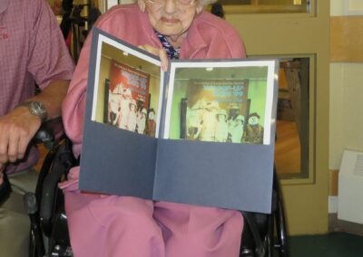 On her 107th birthday. (Source: Facebook / Agri-food Hub & Trade Centre)